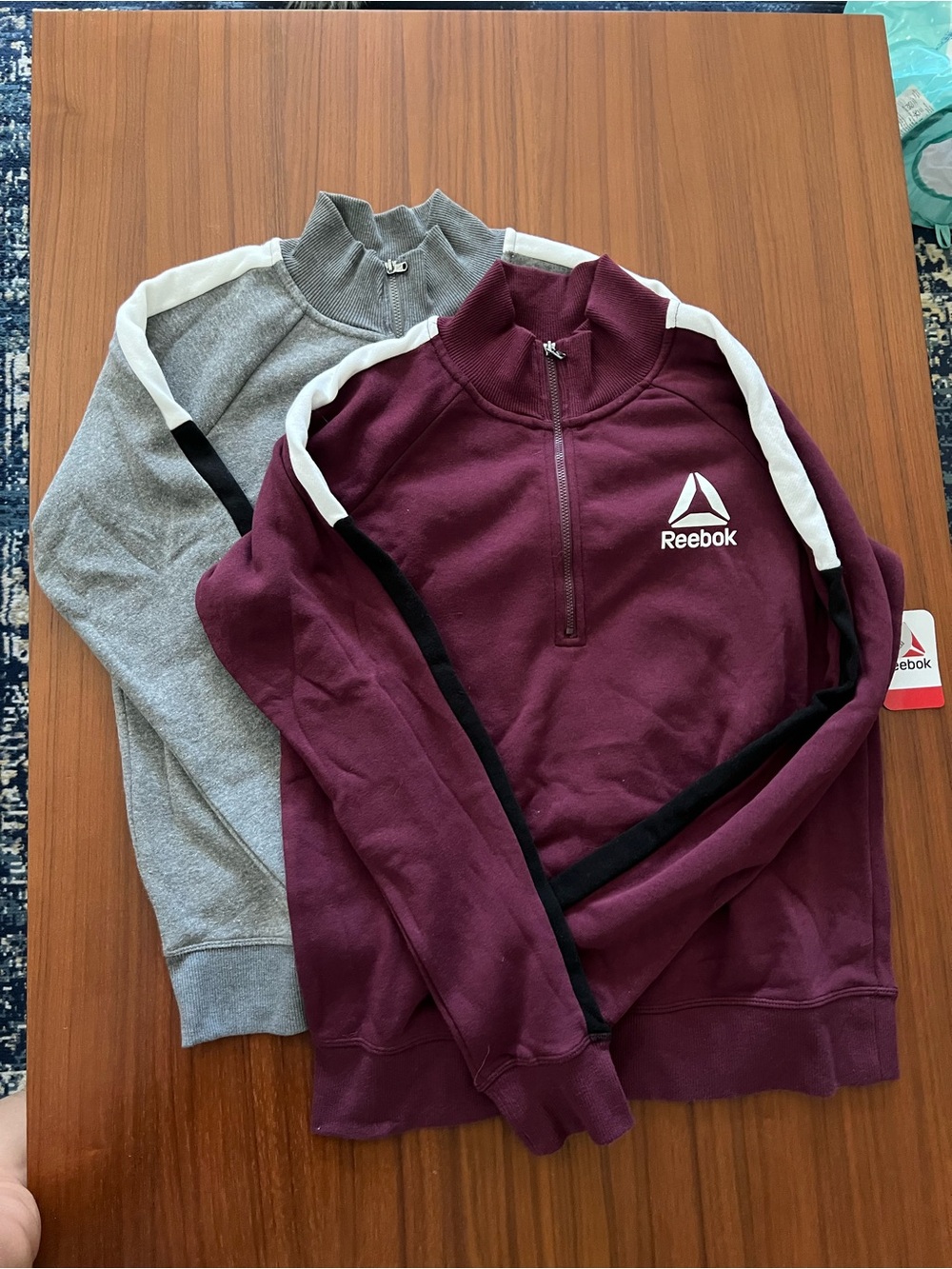 Reebok Women’s Bundle of Half-Zip Athletic Sweater Sz Small NWT